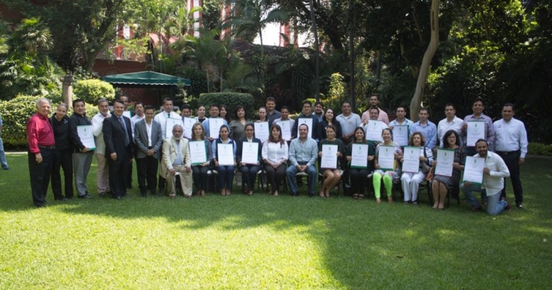 Morelos primer lugar a nivel nacional en certificaciones por distintivos