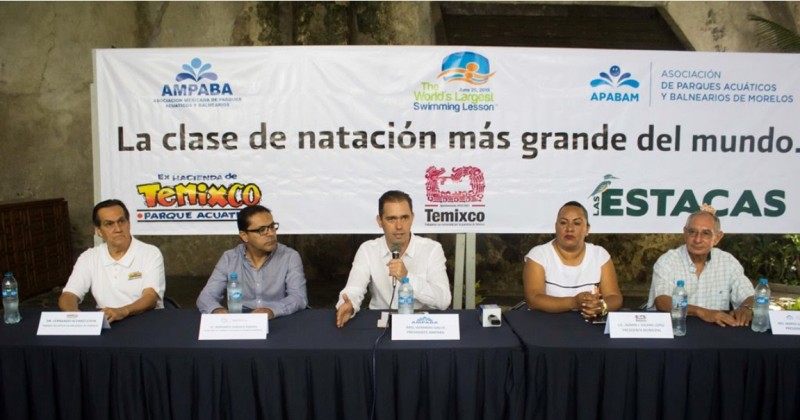 Se suma Morelos a la “Clase de natación más grande del mundo”