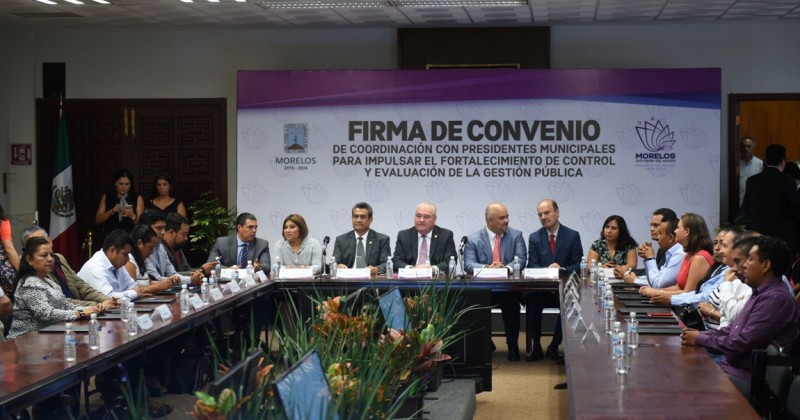 Acuerdan en Morelos combate a la corrupción en el ejercicio público  