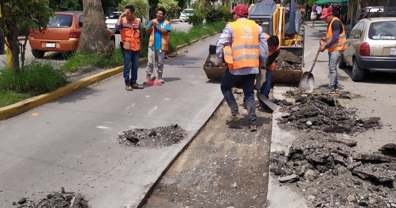 Atiende Obras Públicas afectación por lluvias en Bulevar Tlahuapan  