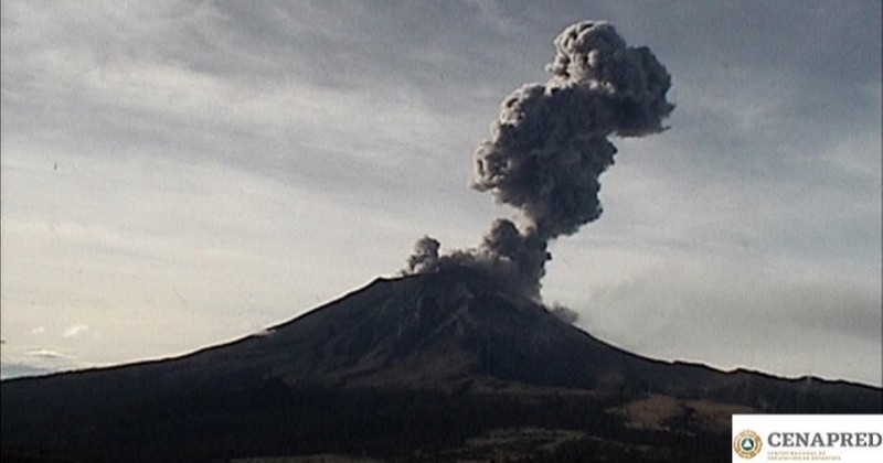 Presenta Morelos caída de ceniza ante actividad del Volcán Popocatépetl  