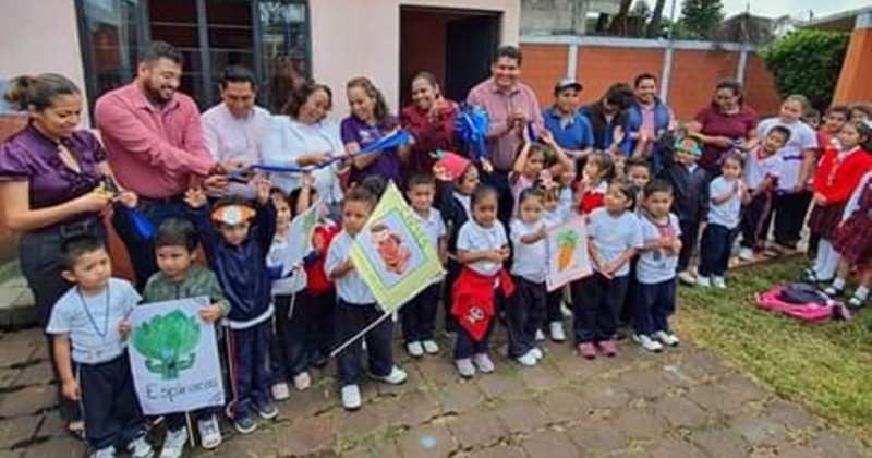 Inaugura DIF Morelos comedor escolar en Yecapixtla