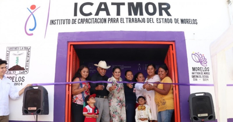Concreta Icatmor alianza en Coatetelco para impulsar el autoempleo  