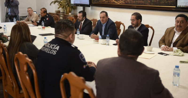 Instruye Cuauhtémoc Blanco redoblar esfuerzos en materia de seguridad en 2020 