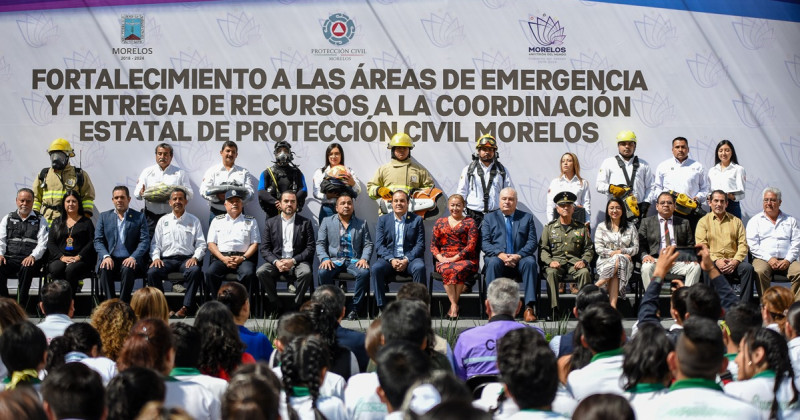 Fortalece Cuauhtémoc Blanco áreas de protección civil 