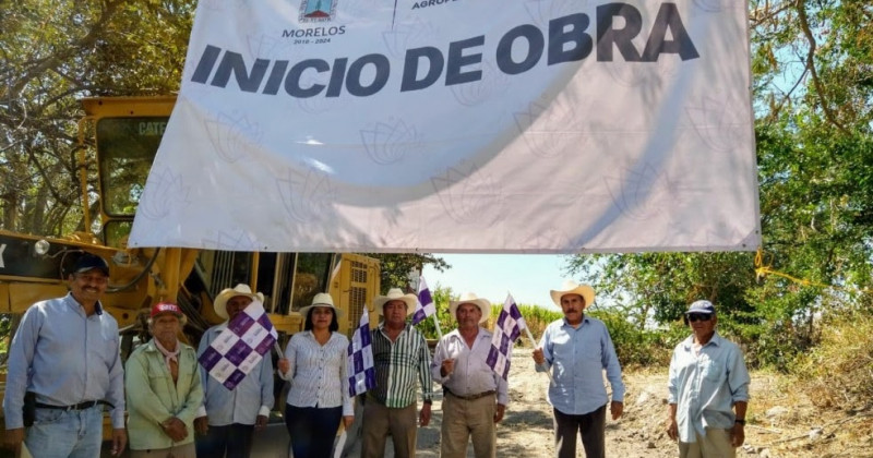 Rehabilitará Sedagro 45 kilómetros de caminos de saca en Ayala y Ocuituco