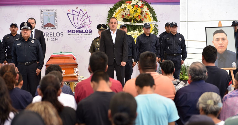 Dan El último Adiós A Policía Caído En Cumplimiento De Su Deber Morelos 9699