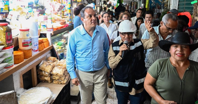 Invierte Gobierno de Cuauhtémoc Blanco más de 215 millones de pesos para mejora de mercados públicos en Morelos