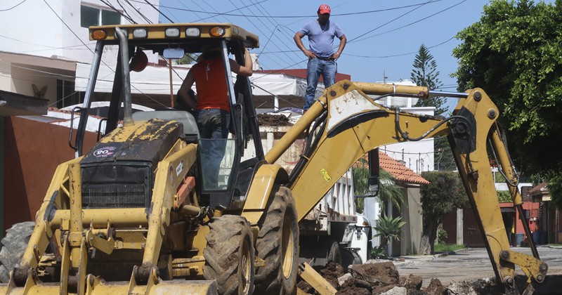 Inicia SOP pavimentación en colonia Maravillas en Cuernavaca