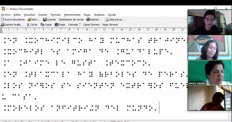 Brinda Icatmor cursos de capacitación para conocer el sistema braille