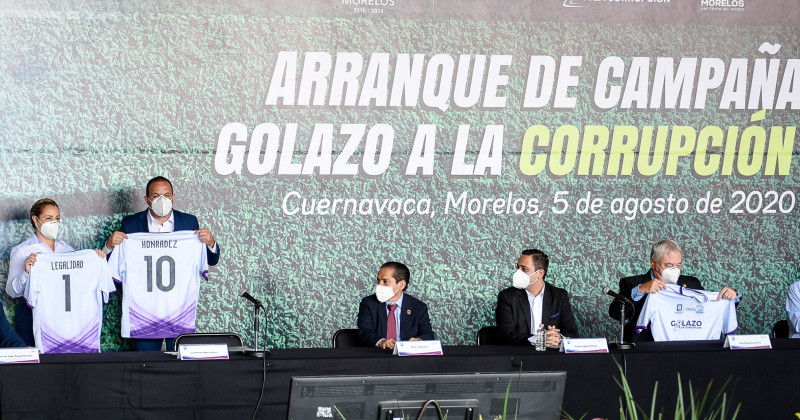 Pone en marcha Cuauhtémoc Blanco campaña “Golazo contra la corrupción”