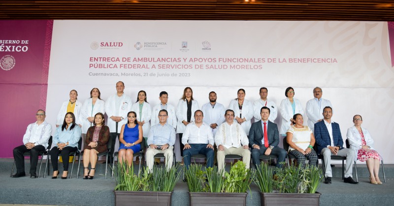 Transforma y garantiza Gobierno de Cuauhtémoc Blanco un modelo de salud justo, equitativo y de calidad para las y los morelenses