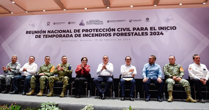 Se suma Morelos a estrategias nacionales para la prevención y atención de incendios forestales