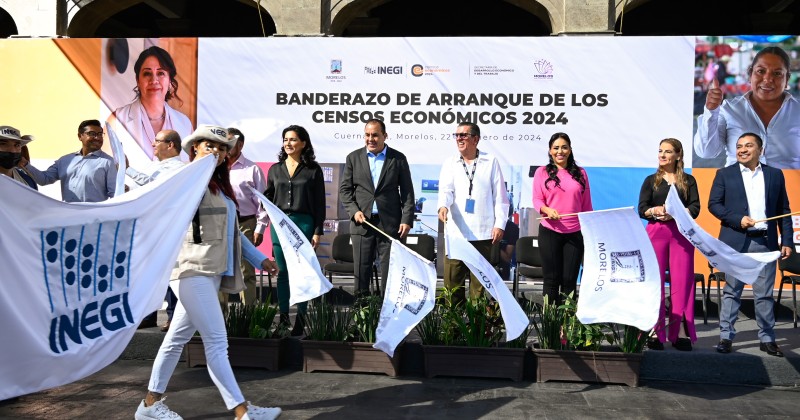 Encabeza Cuauhtémoc Blanco banderazo de inicio a los Censos Económicos 2024 en Morelos