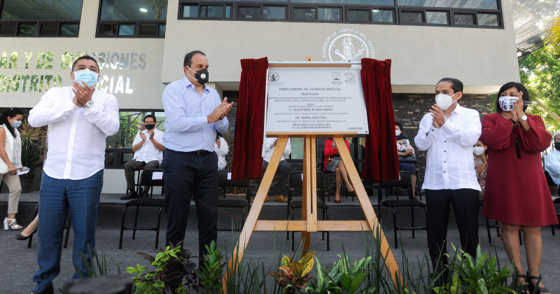 Inaugura Cuauhtémoc Blanco nuevos juzgados en zona sur de Morelos