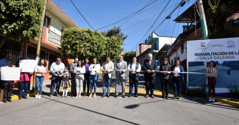 Entrega Cuauhtémoc Blanco tercera etapa de rehabilitación de vialidades principales en Cuernavaca