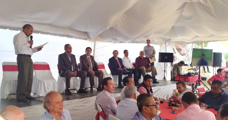 Coloca Fidel Giménez primera piedra de la nueva sede de la CMIC, delegación Morelos