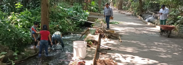 Concluye limpieza y retiro de residuos en Parque Barranca Chapultepec de Cuernavaca