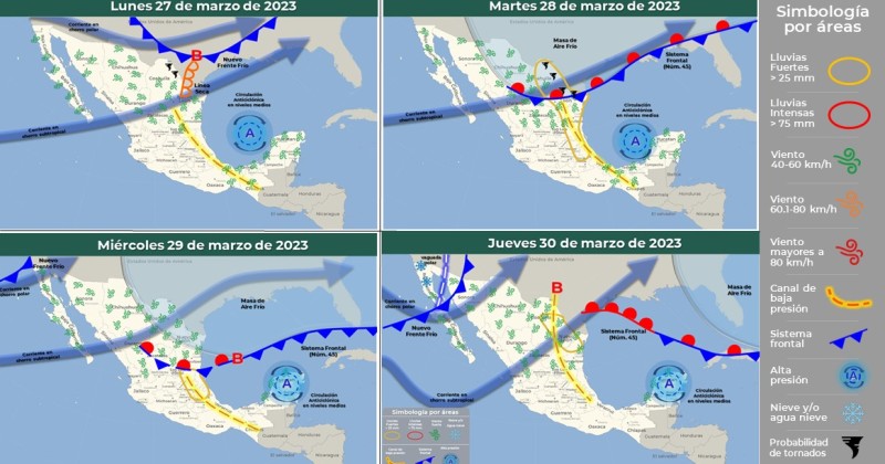 Semana nublada y con pocas posibilidades de lluvia para Morelos