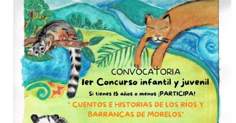 Invita SDS a participar en concurso infantil y juvenil de cuentos e historias de ríos y barrancas de Morelos