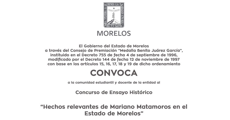 Lanza Secretaría de Educación convocatoria de ensayo histórico en conmemoración del natalicio de Benito Juárez