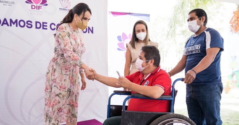 Trabaja Cuauhtémoc Blanco a favor de los morelenses con discapacidad