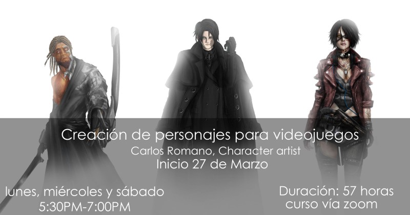 Apertura Impajoven registro al curso &quot;Creación de personajes para videojuegos&quot;