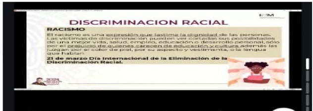Capacita Derechos Humanos y la delegación estatal del INM a servidores públicos sobre la prevención de la discriminación a personas migrantes