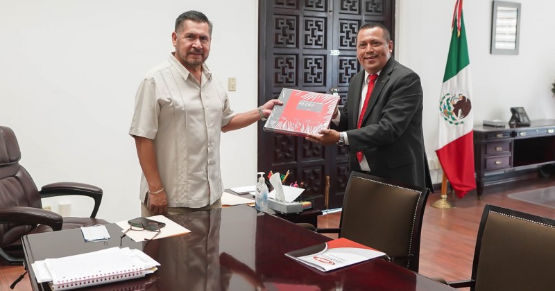 Se reúne Samuel Sotelo con presidente de CMIC delegación Morelos