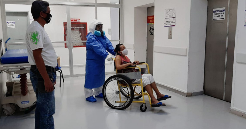 Mujer de 43 años vence al coronavirus en el Hospital General de Cuernavaca