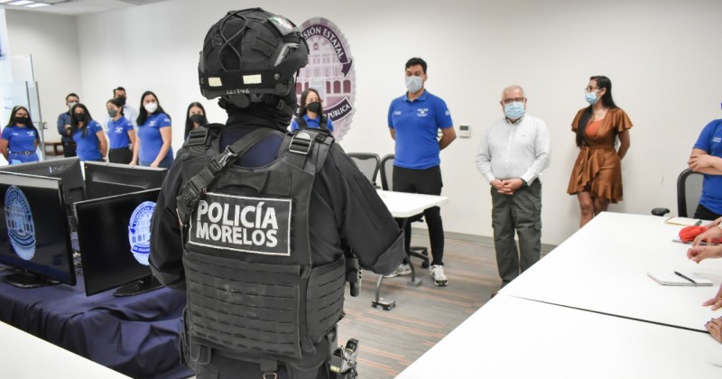 Recibe CES Morelos a estudiantes de la licenciatura en seguridad ciudadana de la UAEM