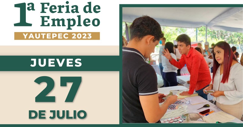 En coordinación con los tres niveles de gobierno, se realizará la “Feria de Empleo Yautepec 2023”: Cecilia Rodríguez