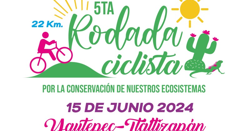 Invita SDS a participar en la 5ta rodada ciclista “Por la conservación de nuestros ecosistemas”