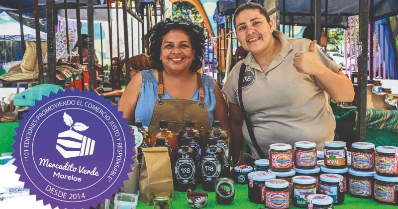 Invitan a disfrutar oferta de productos y servicios del Mercadito Verde Morelos