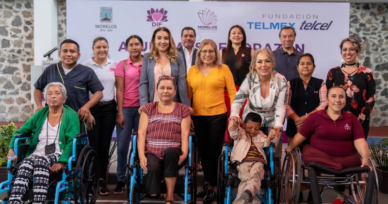 En alianza con Fundación Telmex, DIF Morelos sigue promoviendo el bienestar de las personas con discapacidad