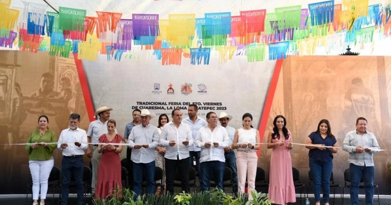 Inaugura Cuauhtémoc Blanco Feria de la Loma en el municipio de Mazatepec