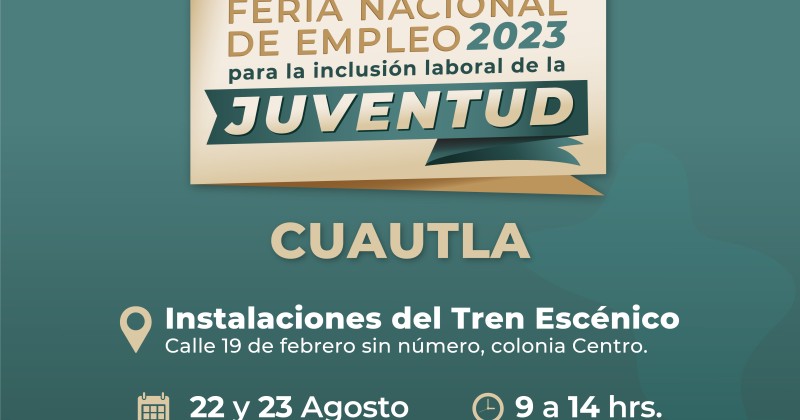 Con la participación de más de 55 empresas se realizará la Feria Nacional de Empleo en Cuautla: Cecilia Rodríguez