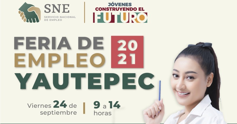 Facilita SNE Morelos vinculación laboral con la primera Feria de Empleo Yautepec 2021