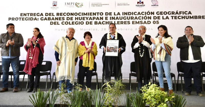 Logra administración de Cuauhtémoc Blanco Declaración de la Indicación Geográfica Protegida “Gabanes de Hueyapan, Morelos”