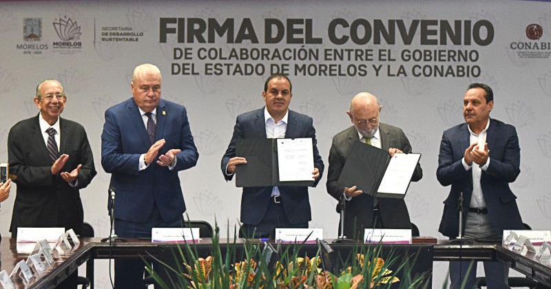 Fortalece Gobierno de Morelos colaboración con la CONABIO