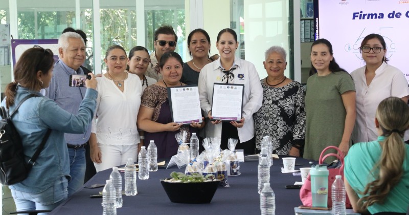 Firma Cobaem convenio de colaboración con Canirac Morelos