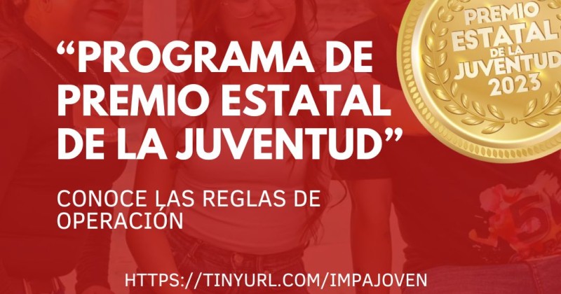 Publica Gobierno de Morelos reglas de operación del “Programa de Premio Estatal de la Juventud”