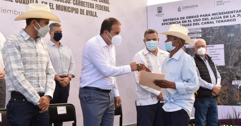 Avanza la tecnificación de sistemas de riego en campo morelense: Cuauhtémoc Blanco