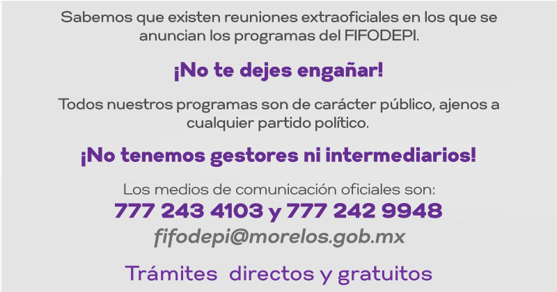 Los servicios de Fifodepi son gratuitos, libres y sin intermediarios: Cecilia Rodríguez