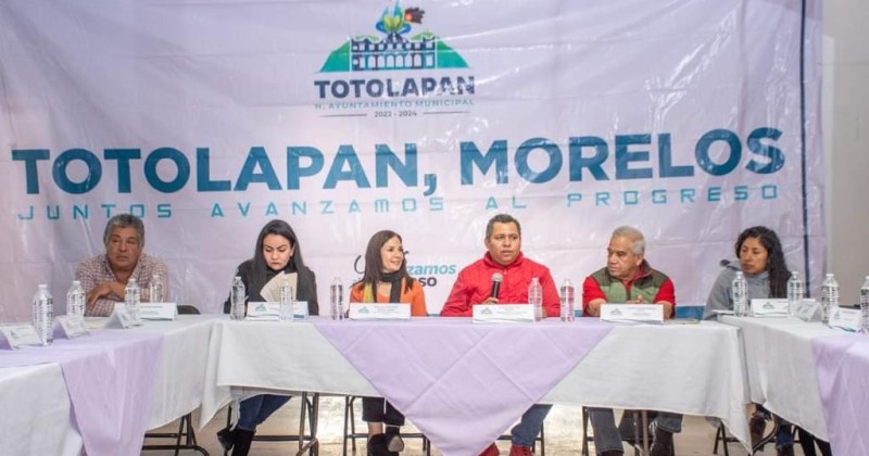 Constata SE-SIPINNA reinstalación del sistema municipal en Totolapan