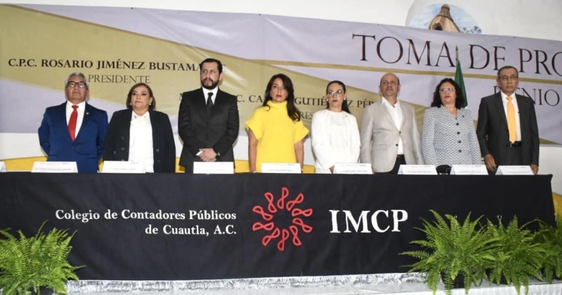 Reafirma Gobierno de Cuauhtémoc Blanco compromiso con Colegio de Contadores Públicos de Cuautla A.C.