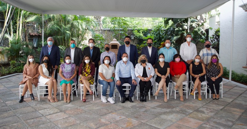 Coincide Cuauhtémoc Blanco con diputadas y diputados trabajar coordinados por el bien de Morelos