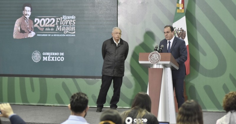 Fortalecen Gobernador del Estado y Presidente de México trabajo conjunto a favor de los morelenses