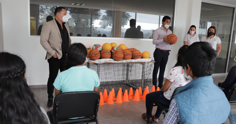 Impulsa INDEM actividades físico deportivas en Centro de Asistencia Social para Adolescentes del DIF Morelos