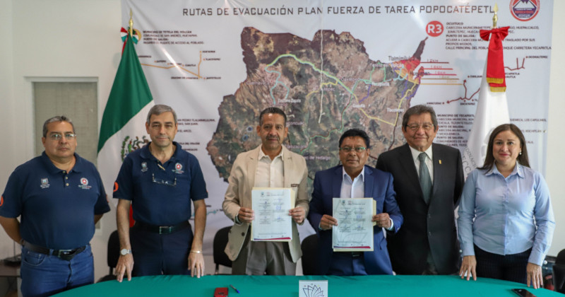 Firma CEPCM convenio de colaboración con AMDROC, delegación Morelos